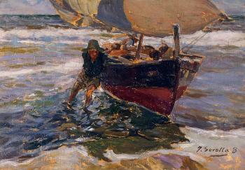 華金 索羅利亞 巴斯蒂達 Beaching the Boat study 華金 索羅利亞 巴斯蒂達 Beaching the Boat study
